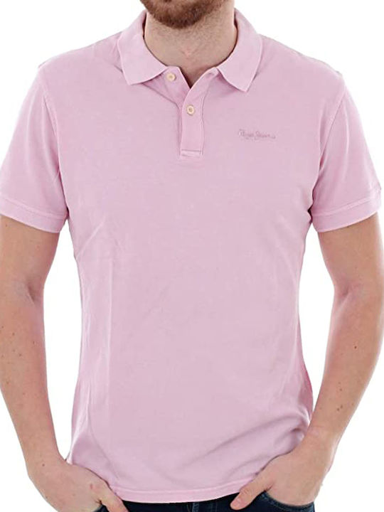 Pepe Jeans Vincent Herren Kurzarmshirt Polo Rosa