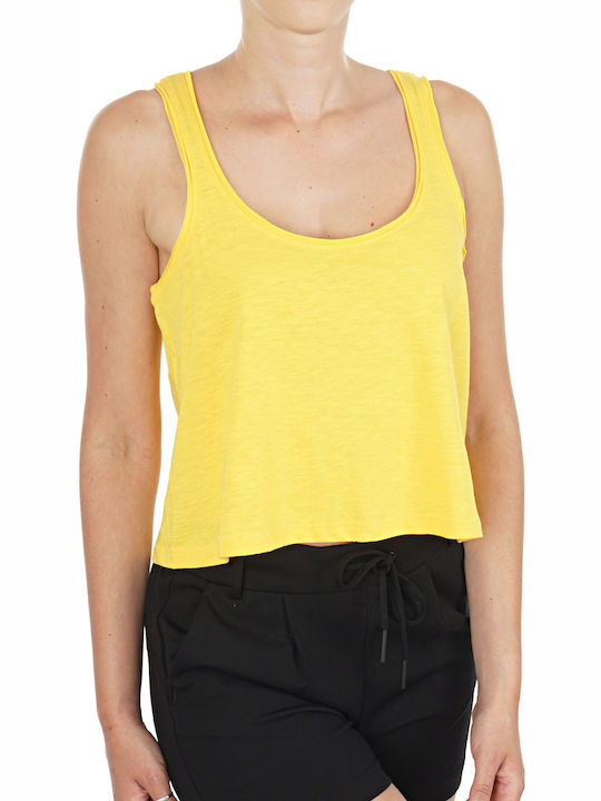 Only Summer Women's Blouse Sleeveless Yellow