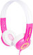 Onanoff Buddyphones Discover Wireless / Wired On Ear Headphones Pink