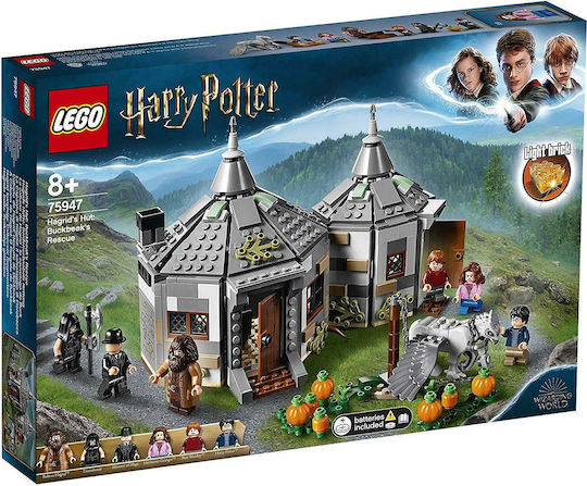 LEGO Harry Potter Хижата на Хагрид Спасението на Бъкбийк за 8+ Години 496 Бройки