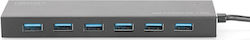 Digitus USB Hub 7 Θυρών (USB-A) DA-70241-1