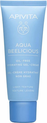 Apivita Aqua Beelicious Oil-Free Light 24ωρο Ενυδατικό Gel Προσώπου Ημέρας με Υαλουρονικό Οξύ & Aloe Vera 40ml