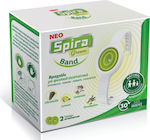 Spira Insektenabwehrmittel Armbänder mit natürlichen Inhaltsstoffen & 2 Ersatzteilen für Kinder 2Stück
