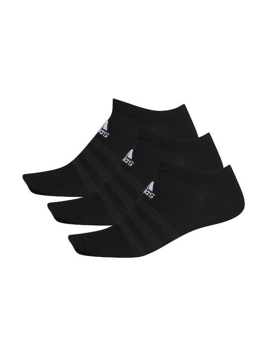 Adidas Αθλητικές Κάλτσες Μαύρες 3 Ζεύγη