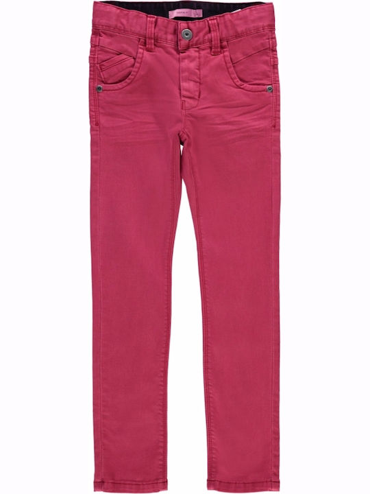 Name It Kids Fabric Trousers Fuchsia