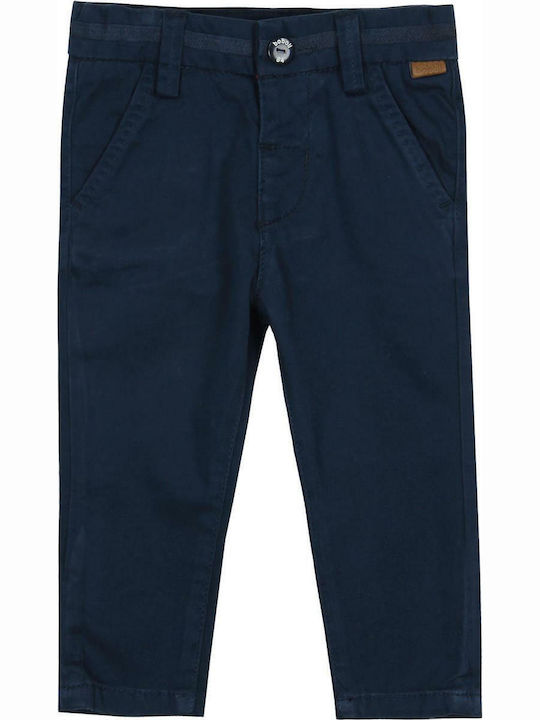 Boboli Kids Fabric Trousers Blue