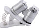 CM1085 Phone Camera Lens Set Microscope 60x in Silver Colour