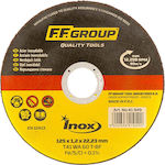 F.F. Group Δίσκος Κοπής Inox 125mm 41949 1τμχ