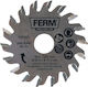 Ferm Cutting Disc Wood Hole Diameter 54.8mm with 18 Teeth 1pcs