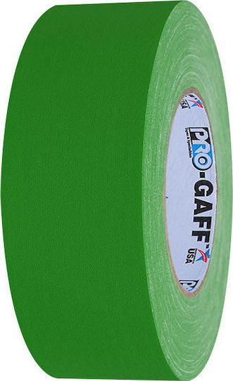 Pro Tapes Gaff Neon Green Self-Adhesive Fabric Tape Green 24mmx25m 1pcs