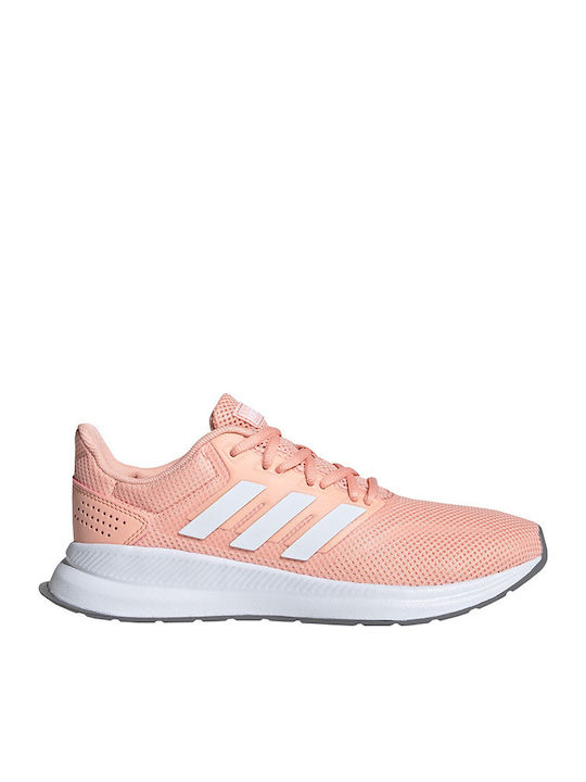 Adidas Runfalcon Γυναικεία Αθλητικά Παπούτσια Running Glow Pink / Cloud White / Grey Three