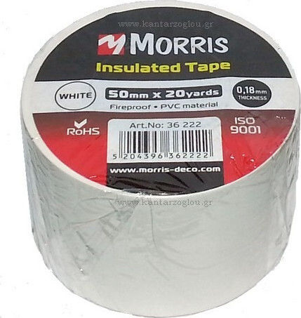 Morris Insulation Tape 50mm x 20m White