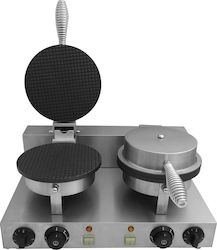 Karamco CB-02 Gewerbliches Waffeleisen Doppelter für Waffeln in Form von Kegel Karamco CB-02 Gewerbliches Waffeleisen Doppelter für Waffeln in Form von Kegel