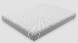 Greco Strom Single Bed Memory Foam Mattress Topper Viscoool with Removable Cover 100x200cm