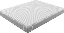 Greco Strom Semi Double Latex Mattress Topper Latex Comfort Plus with Removable Cover 110x200x5cm