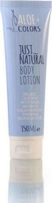 Aloe Colors Just Natural Feuchtigkeitsspendende Lotion Regeneration mit Aloe Vera für empfindliche Haut 150ml