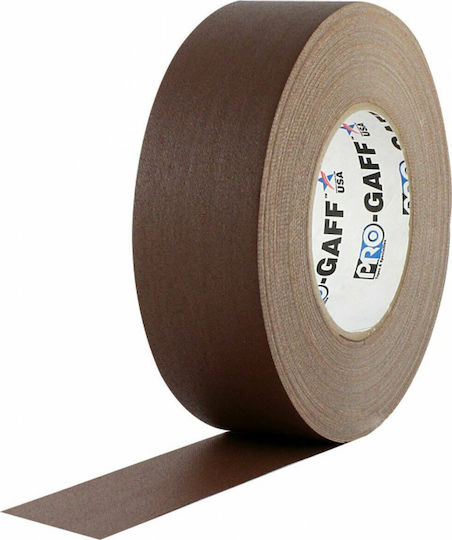 Pro Tapes Gaff Brown Αυτοκόλλητη Υφασμάτινη Ταινία Καφέ 25mx48mm