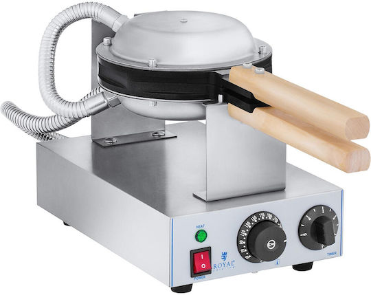 Royal Catering RCWM 1400 B Επαγγελματική Βαφλιέρα Μονή για Βάφλες σε Σχήμα Bubble