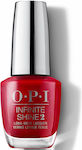 OPI Infinite Shine 2 Gloss Βερνίκι Νυχιών Μακράς Διαρκείας Big Apple Red 15ml