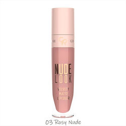 Golden Rose Nude Look Velvety Matte LipColor Υγ...