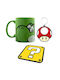 Pyramid International Super Mario Yoshi Set Κούπα Κεραμική Πολύχρωμη