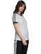 3 Stripes Γυναικείο Αθλητικό T-shirt Λευκό