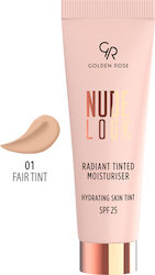 Golden Rose Nude Look Radiant Tinted Moisturiser SPF25 01 Fair Tint 32ml