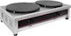 ItalStar EM-2 Double Commercial Electric Crepe Maker 5.5kW with Stove Ø40cm