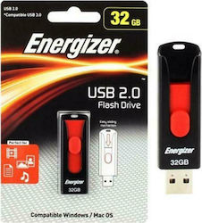 Energizer Slider 32GB USB 2.0 Stick Negru