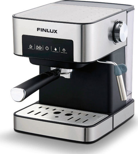 Finlux FEM-1794 Automatic Espresso Machine 850W Pressure 15bar Silver