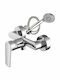 Gloria America Favore Mixing Shower Shower Faucet Complete Set Silver