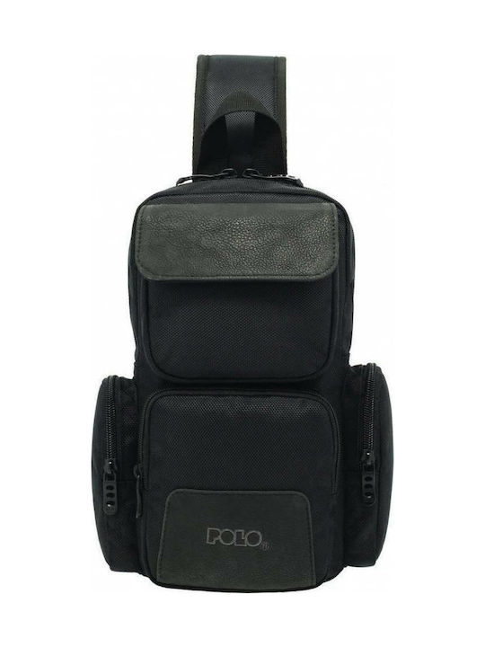 Polo Cross Ανδρική Τσάντα Στήθους σε Μαύρο χρώμα