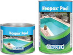 Neopox Pool RAL1533 (A)7,5kg & (B) 2,5kg Εποξειδική βαφή πισίνας