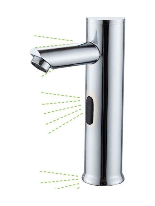 Gloria Auto-Bar Nova Sink Faucet with Photocell Sensor Silver Gloria Auto-Bar Nova Sink Faucet with Photocell Sensor Silver