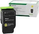 Lexmark 78C2UY0 Toner Laser Printer Yellow High Capacity 7000 Pages