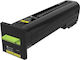 Lexmark 82K2XYE Original Toner Laser Printer Galben 22000 Pagini