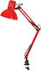 Fos me Office Lamp with Foldable Arm for Socket E27 in Red Color