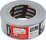 Morris Duct Tape Grey Αυτοκόλλητη Υφασμάτινη Ταινία Γκρι 48mmx20m
