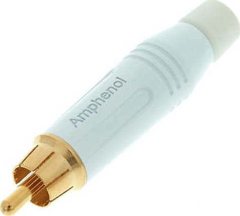 Amphenol RCA male (ACPR-WHT)