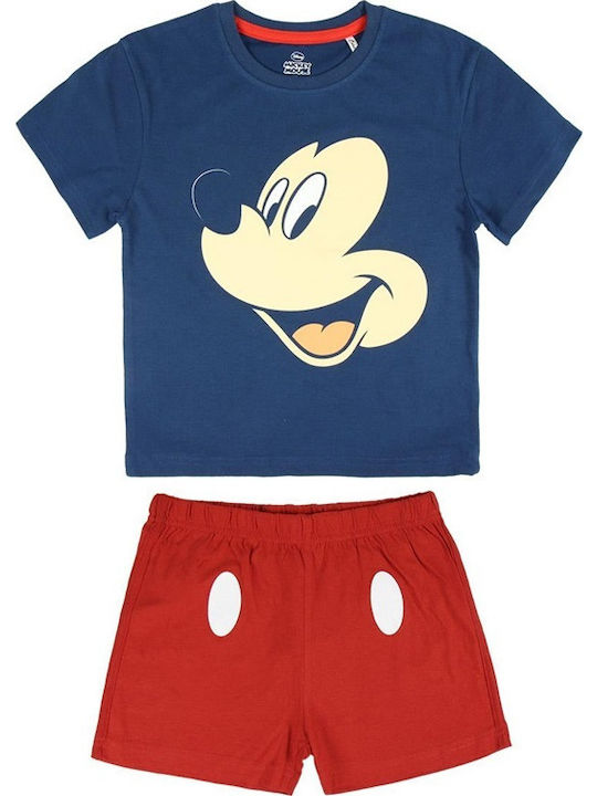 Cerda Kids' Pajamas Summer Navy Blue Mickey Mouse