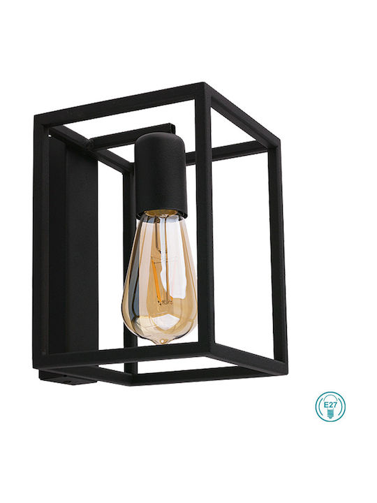 Nowodvorski Crate Lamp Wall Black 20x15cm