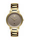 MVMT Watch with Gold Metal Bracelet D-MF02-G