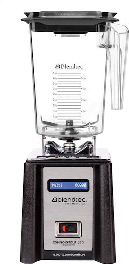 Blendtec Connoisseur 825 Spacesaver Blender Comercial 1.8kW Negru