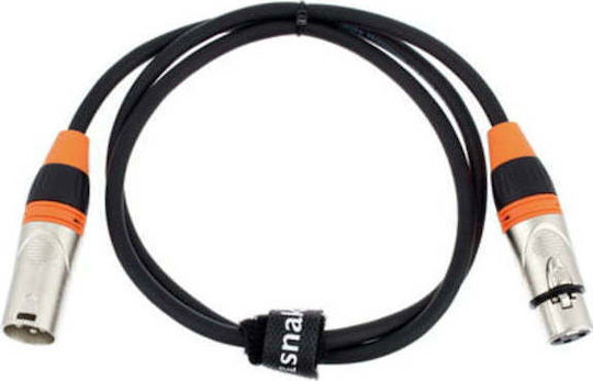 Pro snake TPM 1,0 CC Кабел XLR Мъжки - XLR Женски Черен 1м