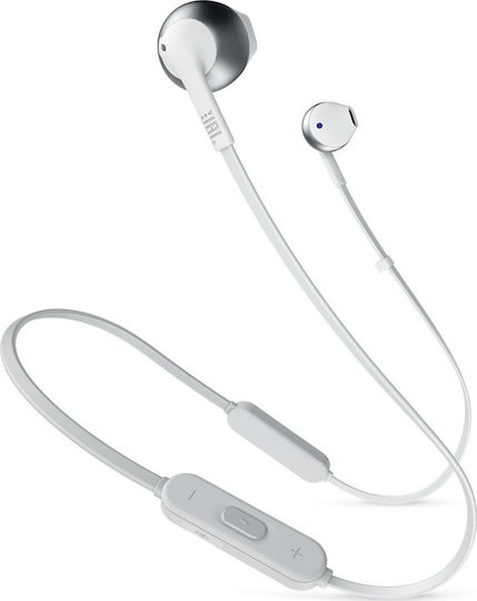 JBL Tune 205BT Earbud Bluetooth Handsfree Earphones Silver