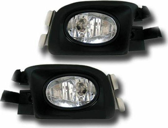 Auto Gs Honda Accord 04-05 Στρογγυλοί Προβολείς Ομίχλης Αυτοκινήτου Universal 2τμχ