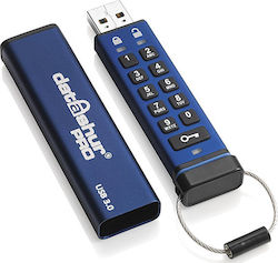 iStorage DatAshur Pro 4GB USB 3.0 Μπλε