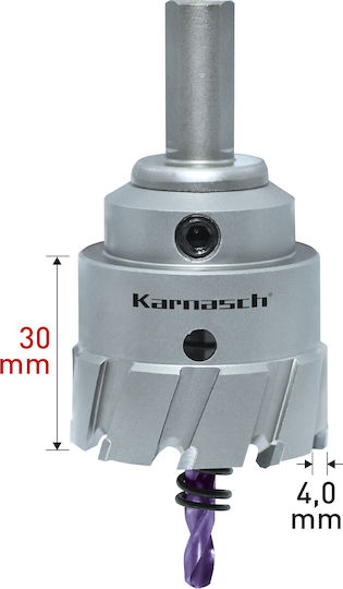 Karnasch Ποτηροπρίονο Μασίφ Inox με Διάμετρο 35mm για Μέταλλο