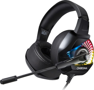 Onikuma K6 RGB Over Ear Gaming Headset with Connection USB / 3.5mm