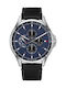 Tommy Hilfiger Shawn Watch Chronograph Battery with Black Leather Strap